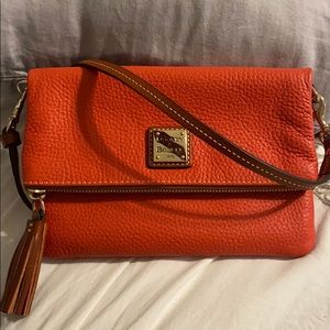 D&B vibrant orange crossbody